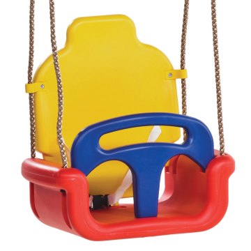 TripleCruiser XXL Babyschaukel 3 in 1 Kinderschaukel Schaukel Baby-Rot-Gelb-Blau  620925